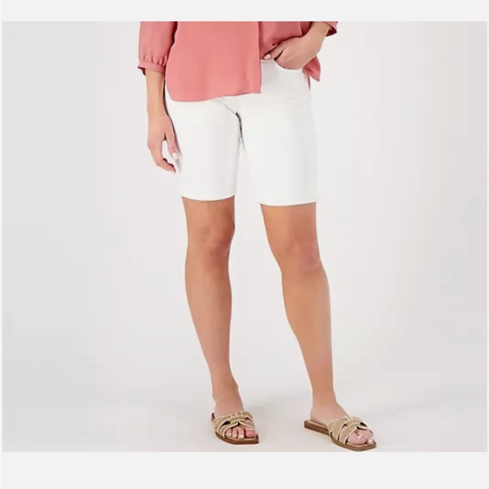 NYDJ Ella Short- Optic White-Petite 6-NWT-A591704